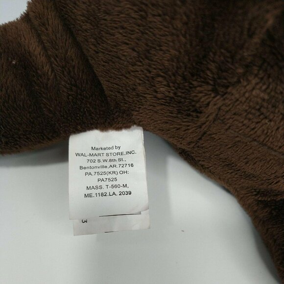 Walmart Winter Monkey Brown Santa Hat and Scarf 7 inch Stuffed Animal Plush - Picture 5 of 6